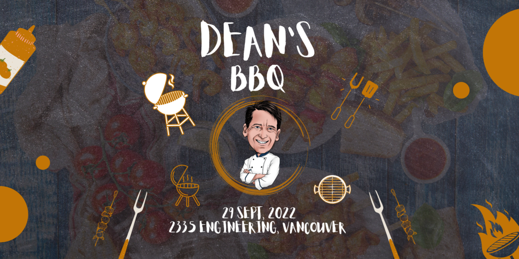 Dean's BBQ invitation